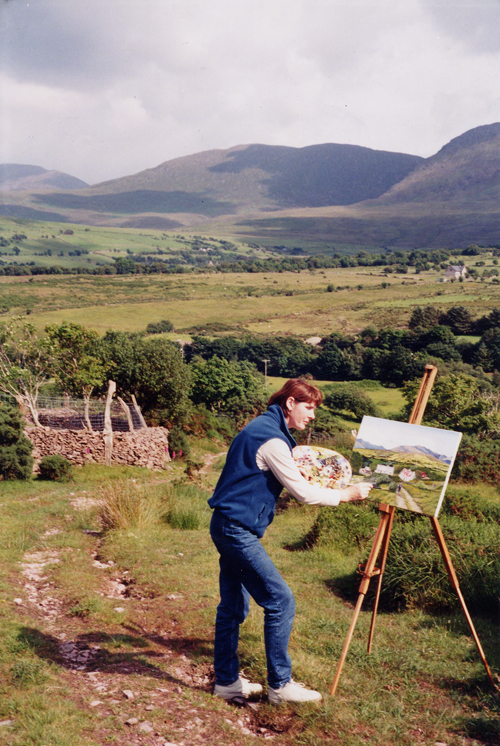 The artist, Mary McSweeney Painter of Ireland